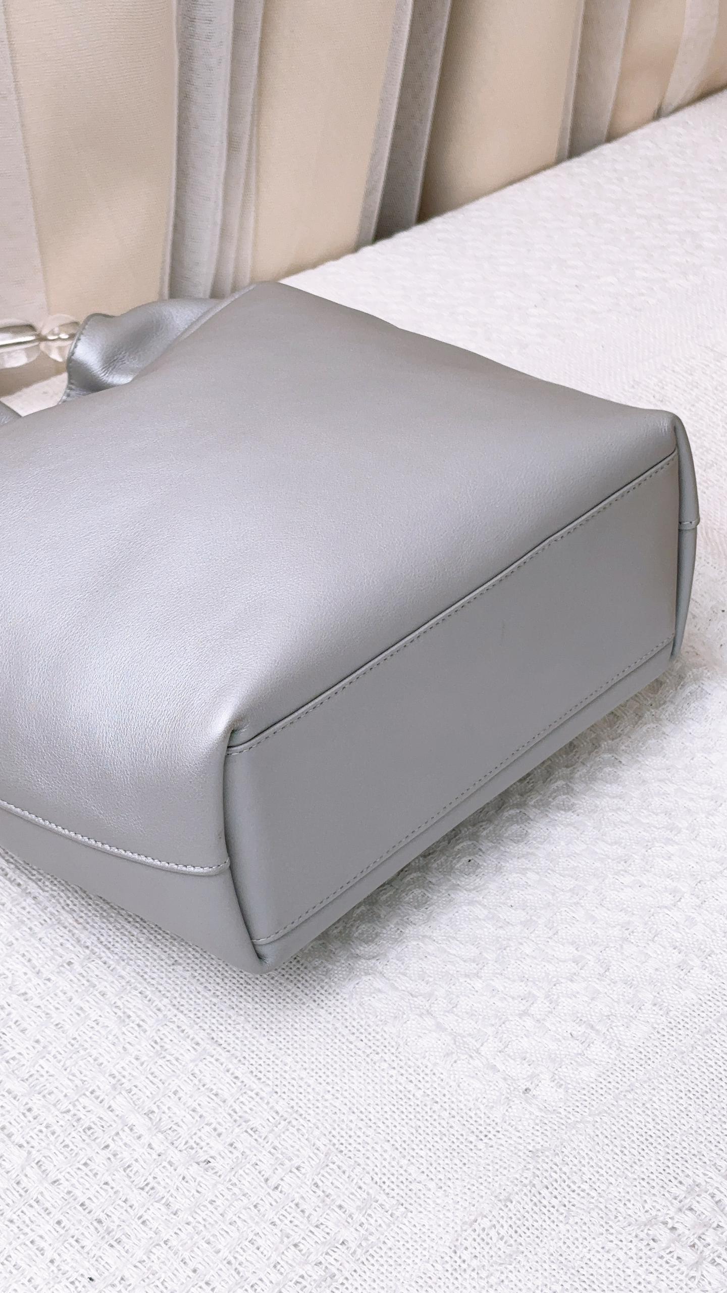 Dior Grey Malice Pearl Handle Bag