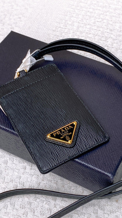 Prada Pass Case ID Holder Neck Strap