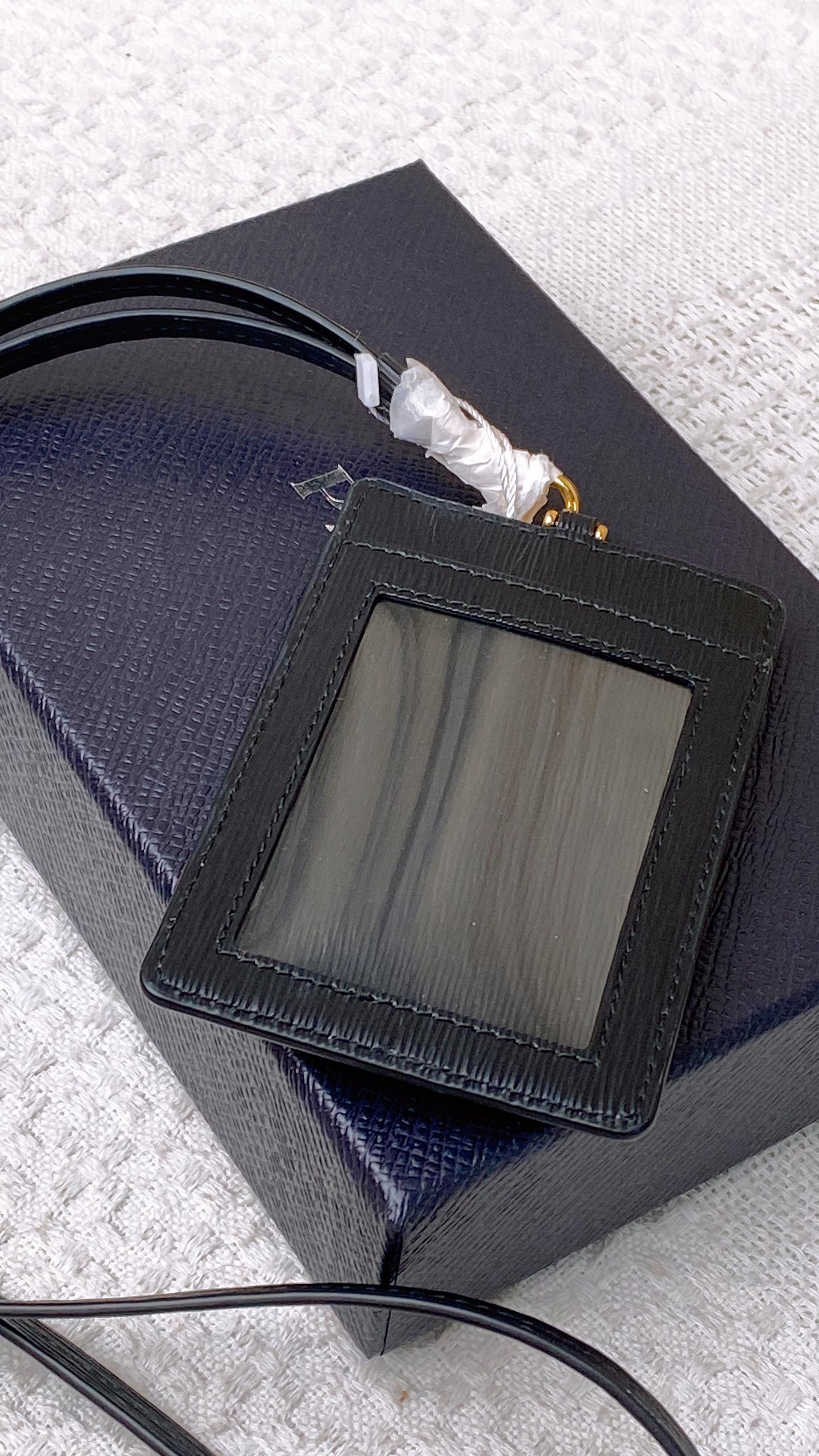 Prada Pass Case ID Holder Neck Strap