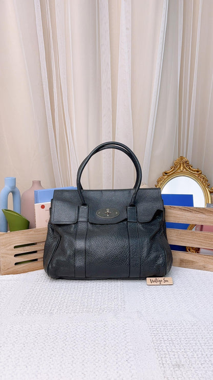 Mulbery Dark Grey Bayswater Large Tote (SHW)