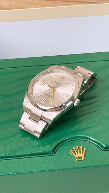 Rolex Oyster Perpetual 124300 Silver Dial 41mm