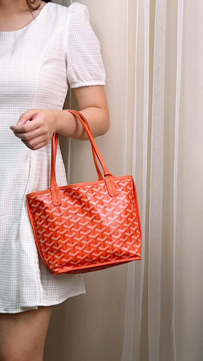 Goyard Orange Mini Anjou