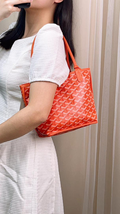 Goyard Orange Mini Anjou