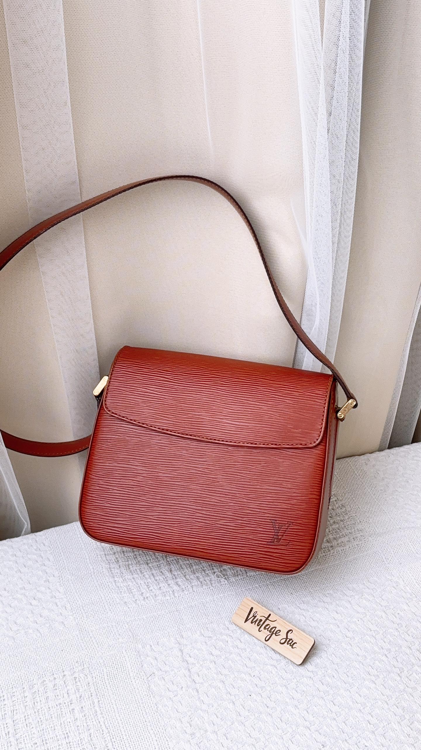 LV Brown Epi Vintage Buci Shoulder Bag