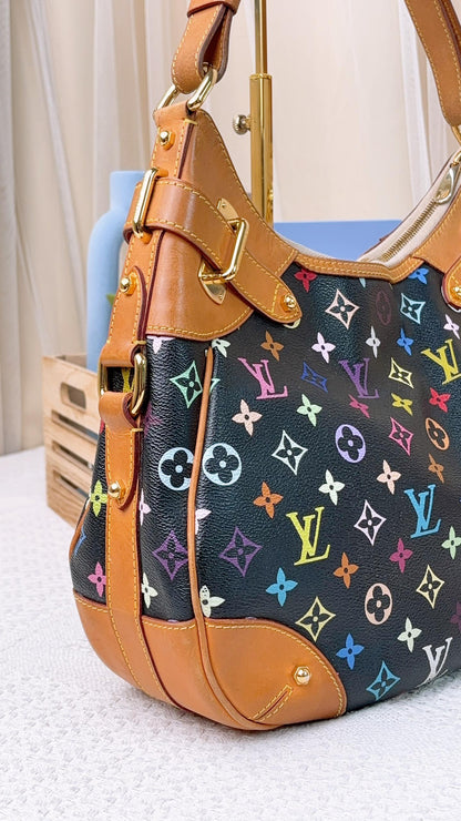 LV Black Multicolour Greta Shoulder Bag