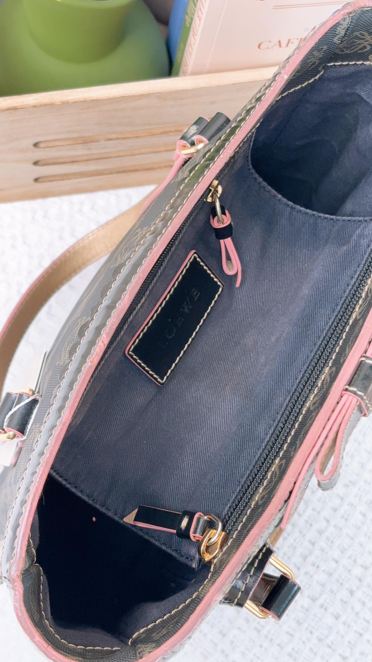 Loewe Black Anagram Vintage Tote