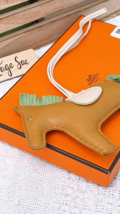 Hermes Sesame / Vert Criquet / Craie Rodeo MM