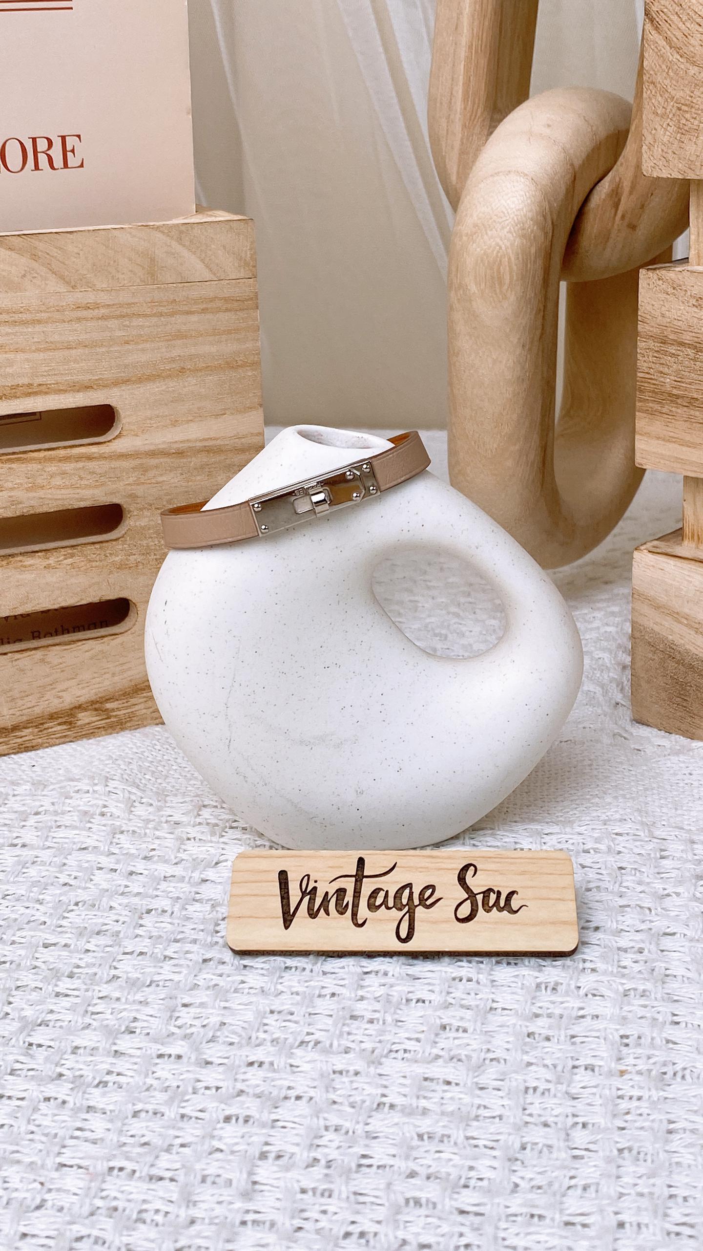 Hermes Beige Kelly Bracelet