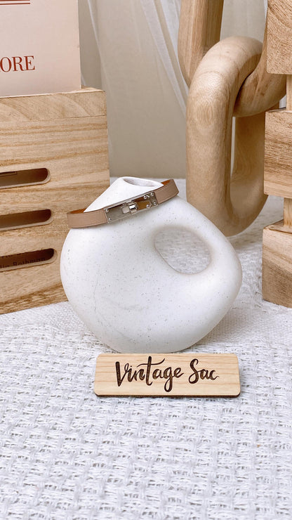 Hermes Beige Kelly Bracelet