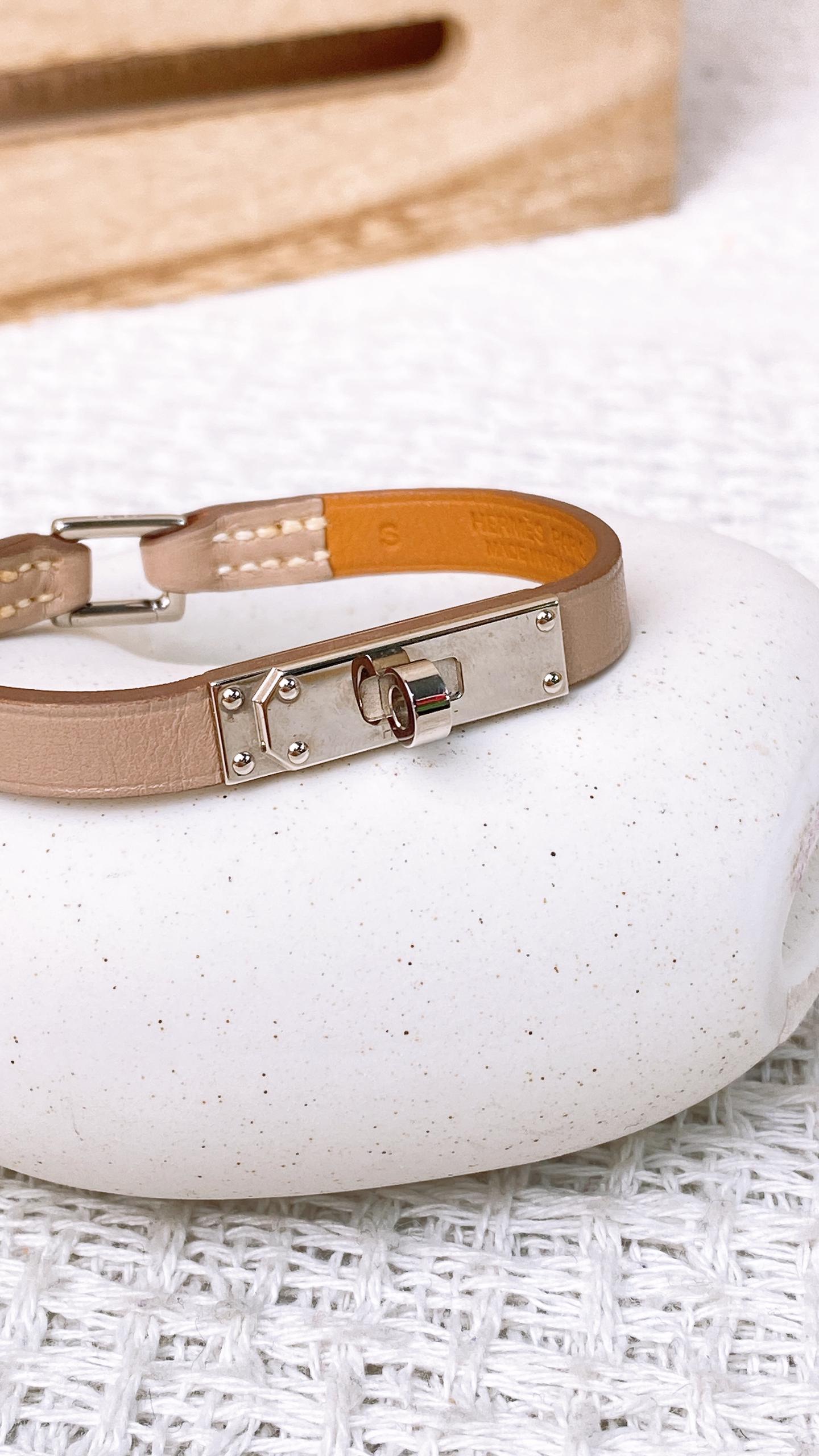 Hermes Beige Kelly Bracelet