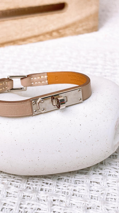 Hermes Beige Kelly Bracelet