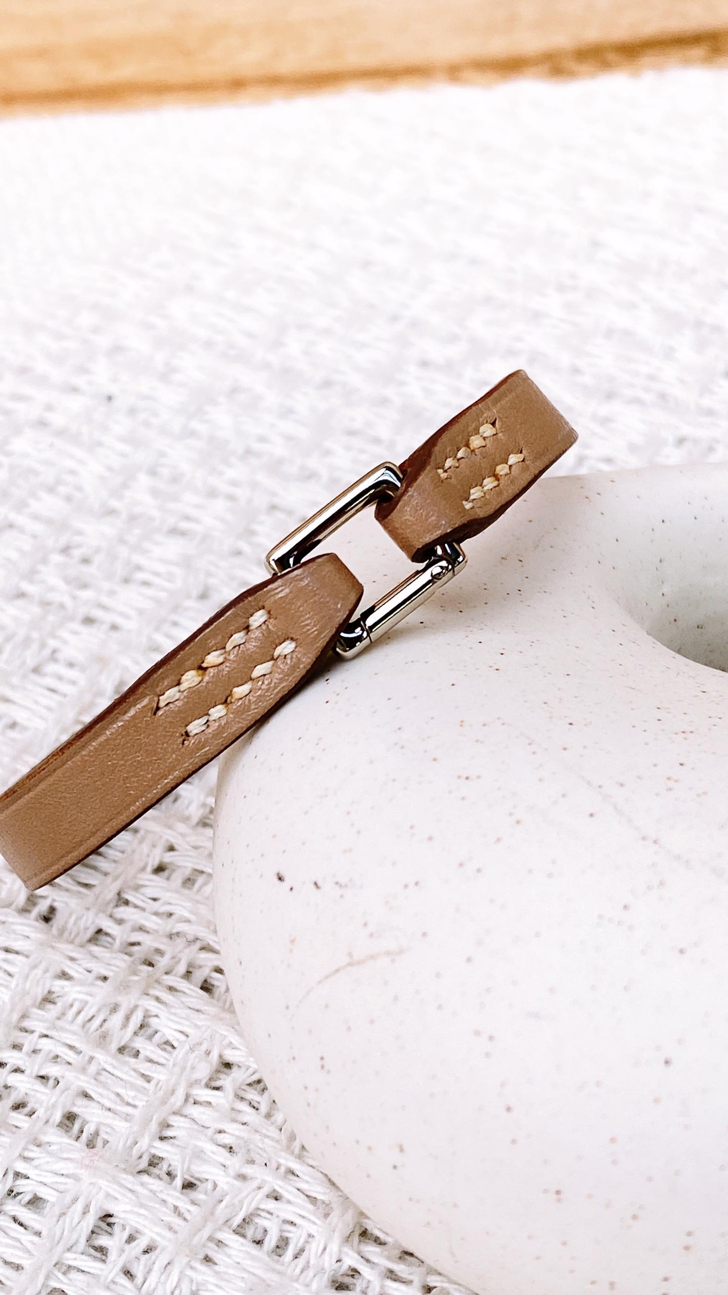 Hermes Beige Kelly Bracelet