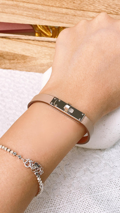Hermes Beige Kelly Bracelet