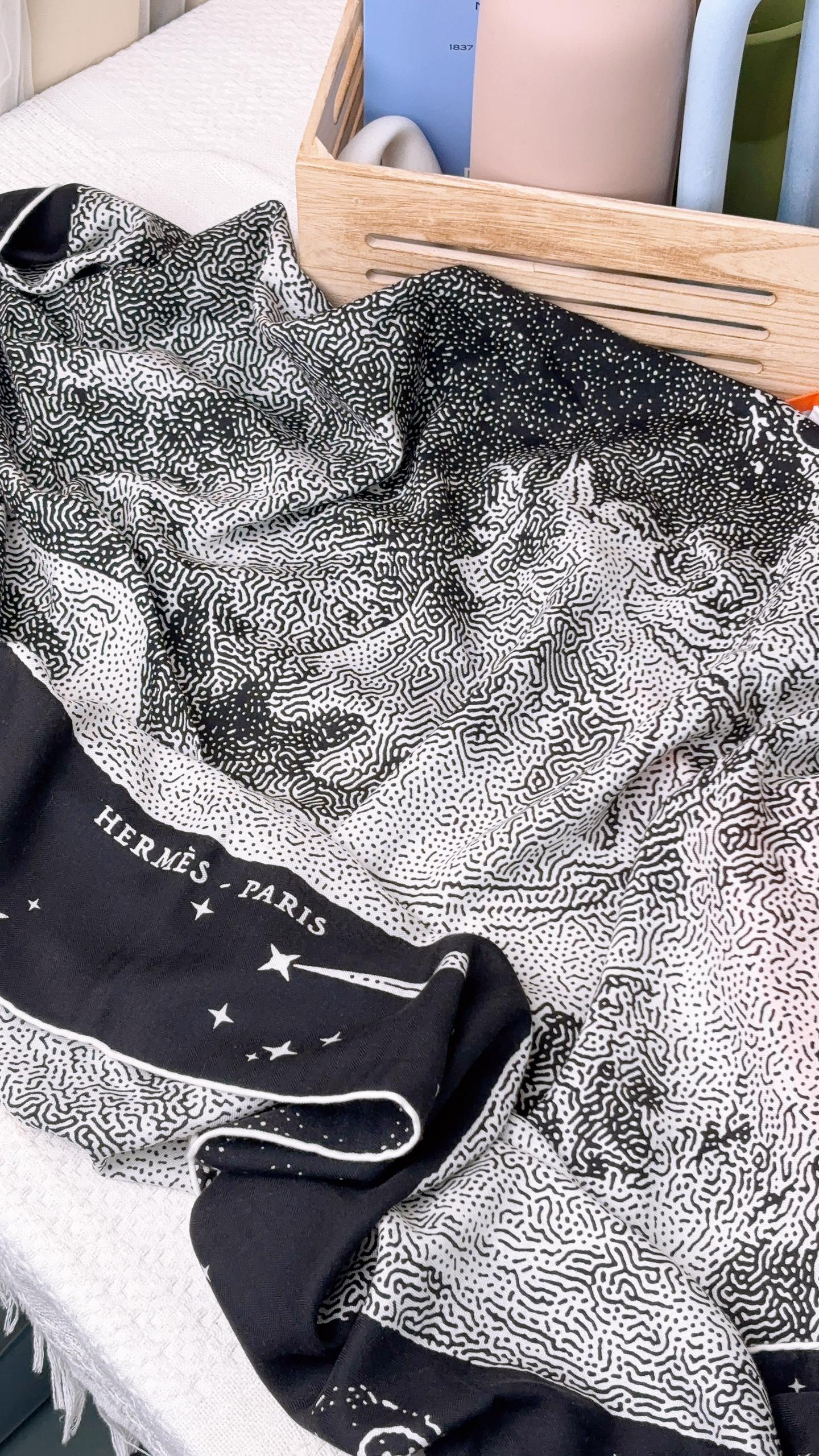 Hermes Claire De Lune Scarf 140