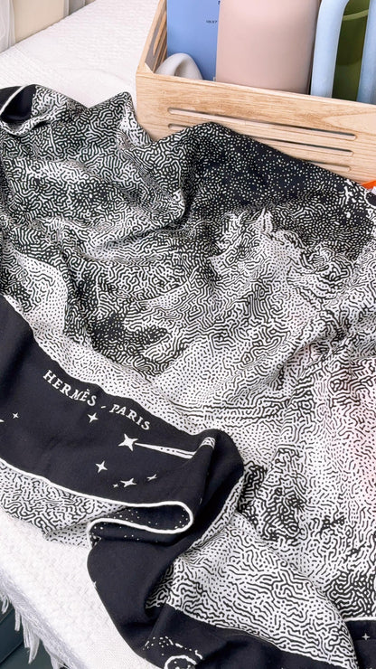 Hermes Claire De Lune Scarf 140