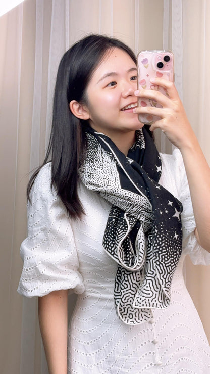 Hermes Claire De Lune Scarf 140