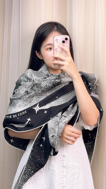 Hermes Claire De Lune Scarf 140