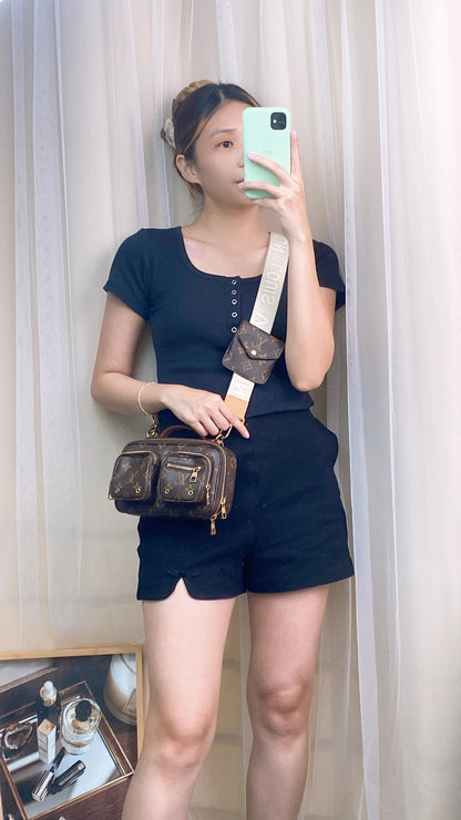 LV Monogram Utility Crossbody Bag