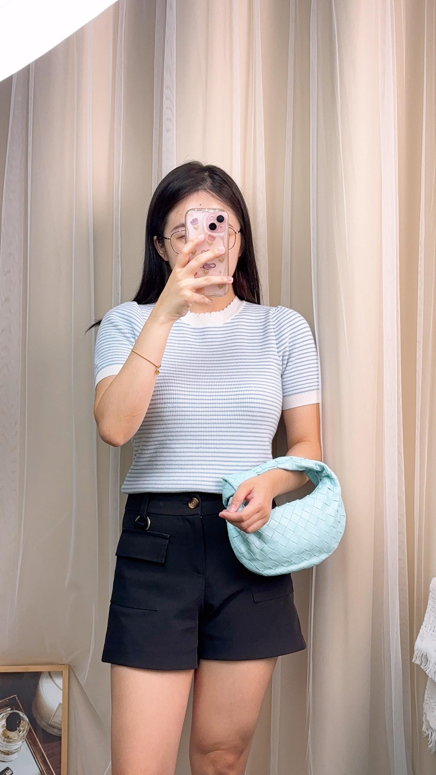 BV Light Blue Mini Jodie (GHW)