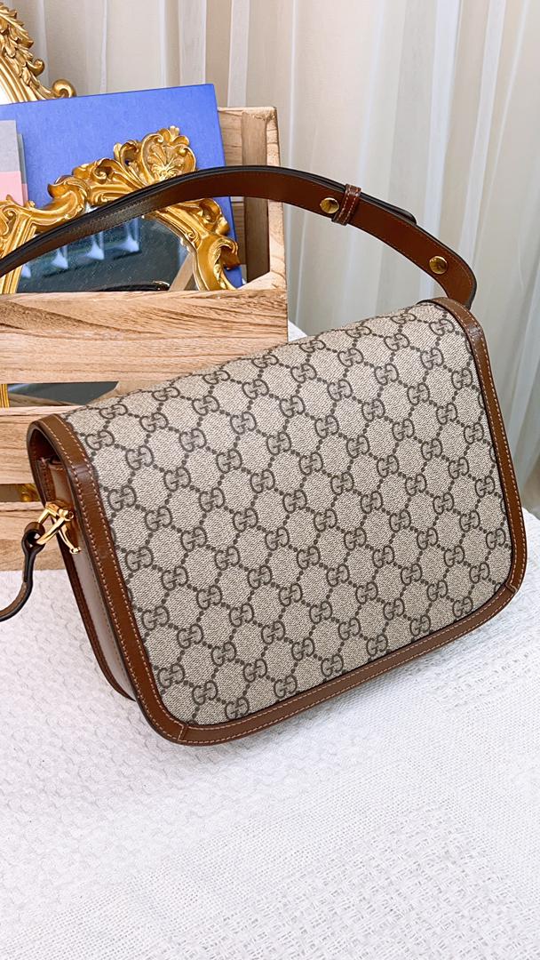 Gucci Brown Medium Horsebit 1955 (GHW)