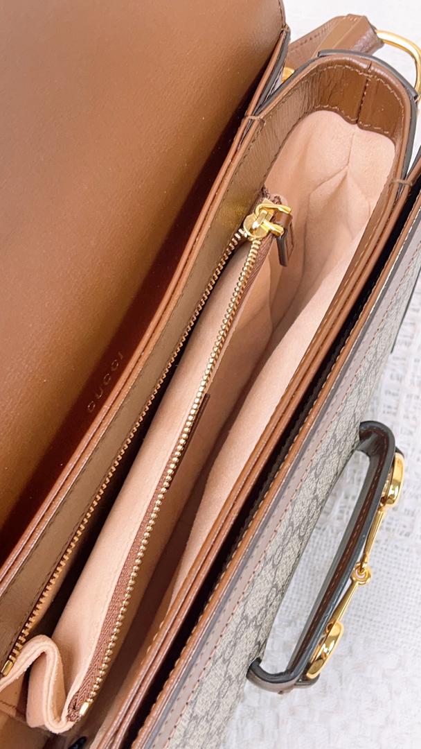 Gucci Brown Medium Horsebit 1955 (GHW)