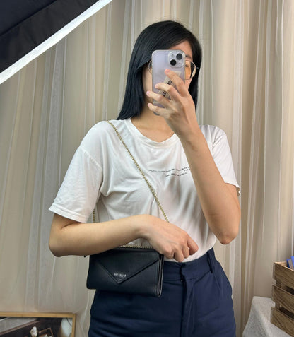 Balenciaga Black Long Wallet