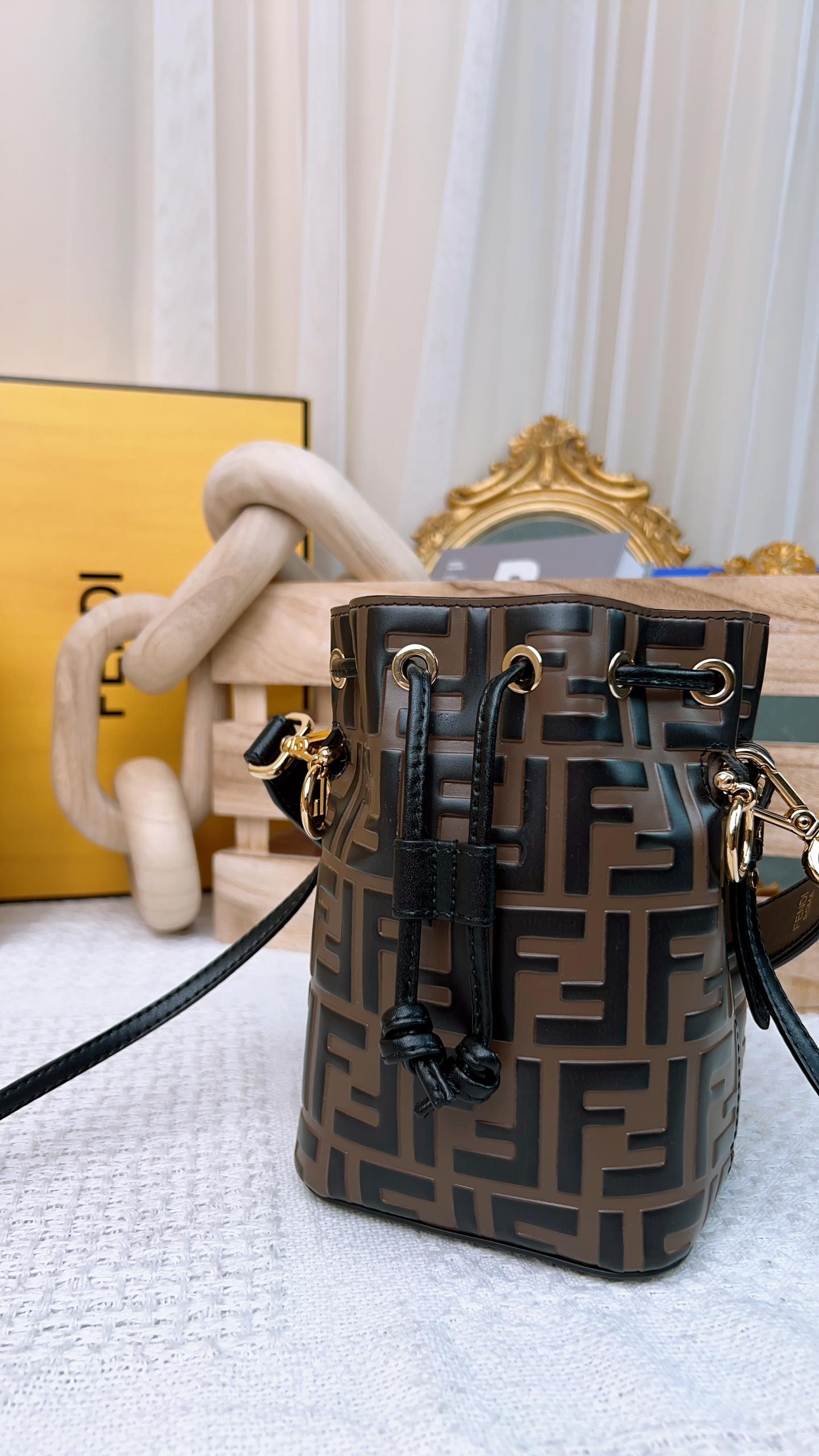 Fendi Brown Mini Mon Tresor