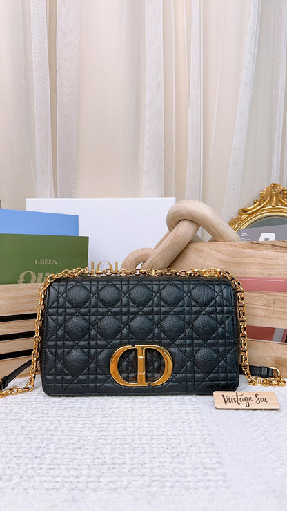 Dior Black Medium Caro (GHW)