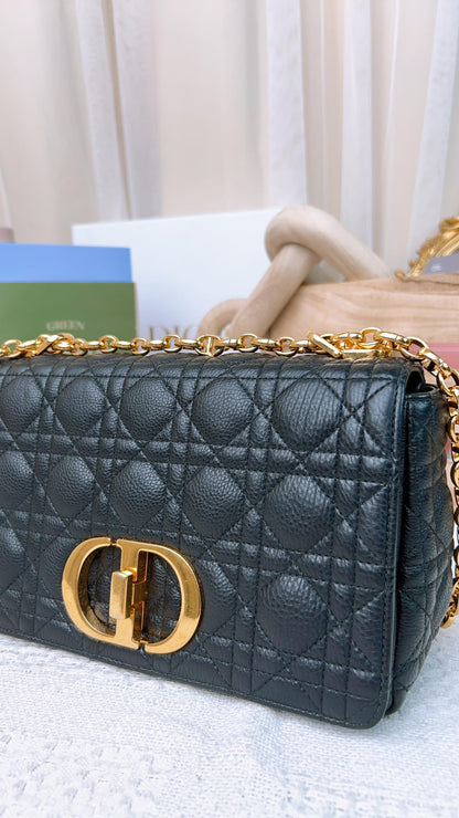 Dior Black Medium Caro (GHW)
