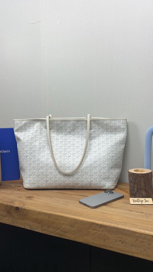 Goyard White Artois MM