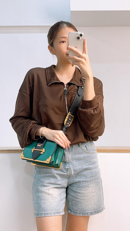 Prada Cahier Biliardo Green Black (GHW)