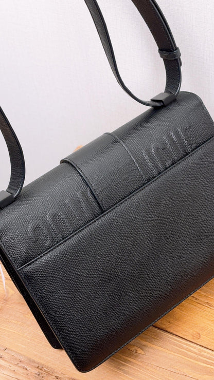 Dior So Black Grained Calfskin Montaigne 30