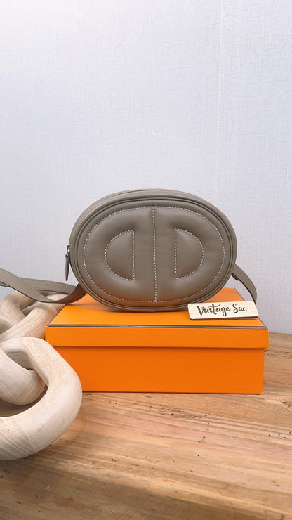 Hermes Etoupe In The Loop Belt Bag (PHW)