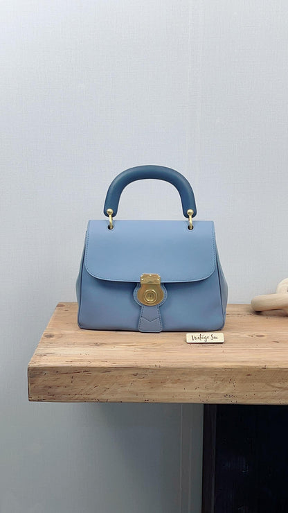 Burberry Medium DK88 Top Handle Bag in Trench Calfskin