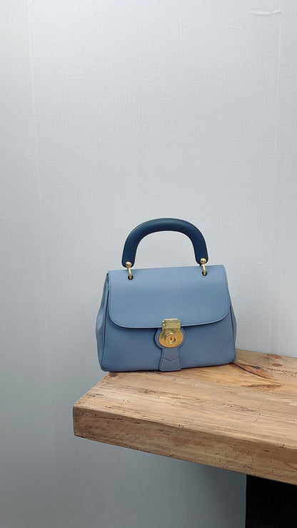 Burberry Medium DK88 Top Handle Bag in Trench Calfskin