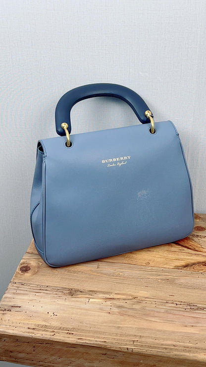 Burberry Medium DK88 Top Handle Bag in Trench Calfskin