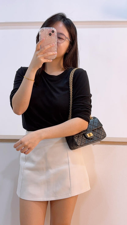 Chanel Black Aged Calfskin Mini 2.55 (GHW)
