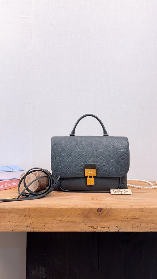 LV Black Empreinte Marignan Bag
