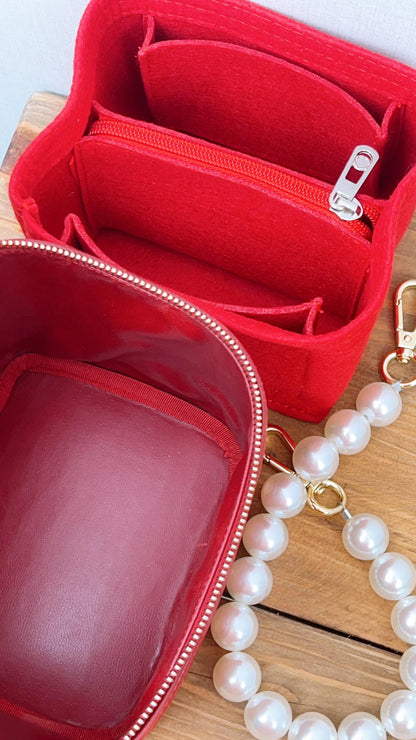 Chanel Red Caviar Vintage Vanity (GHW)