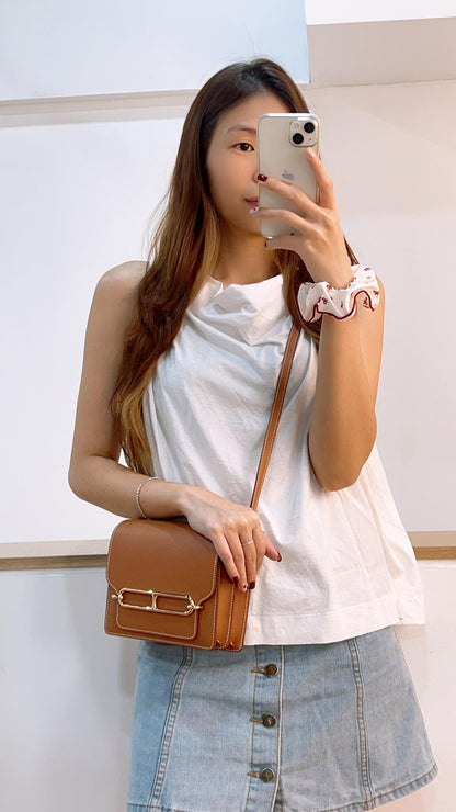 Hermes Gold Evercolour Mini Roulis