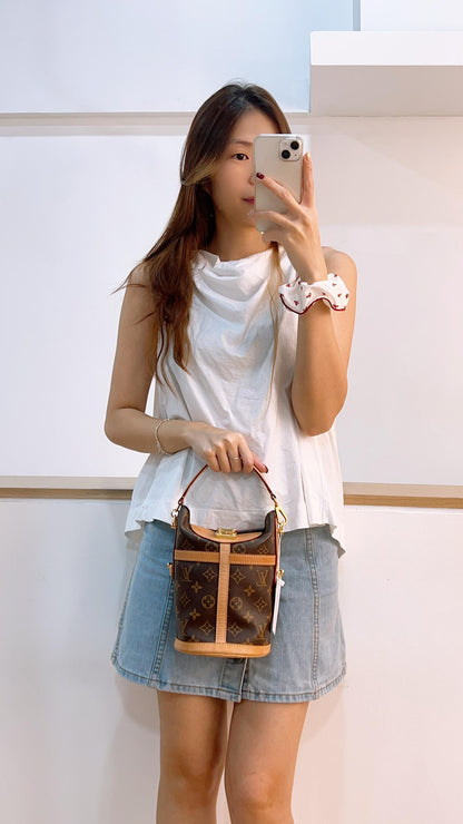 LV Monogram Duffle Bucket Bag