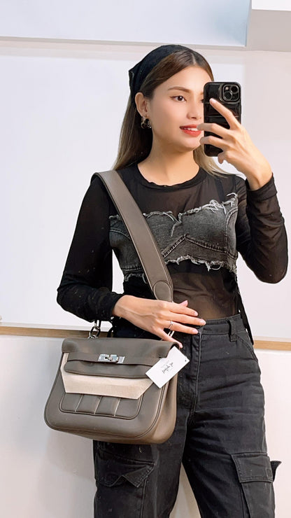 Hermes Etain Berline 28 Swift Leather