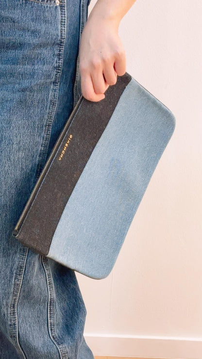 Givenchy Denim Large Document Pouch