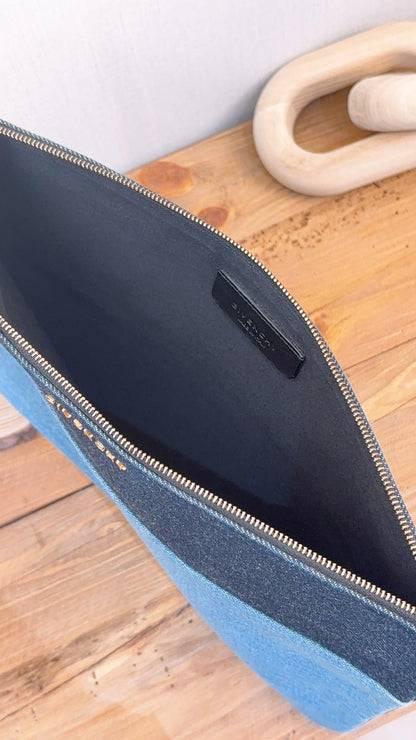 Givenchy Denim Large Document Pouch