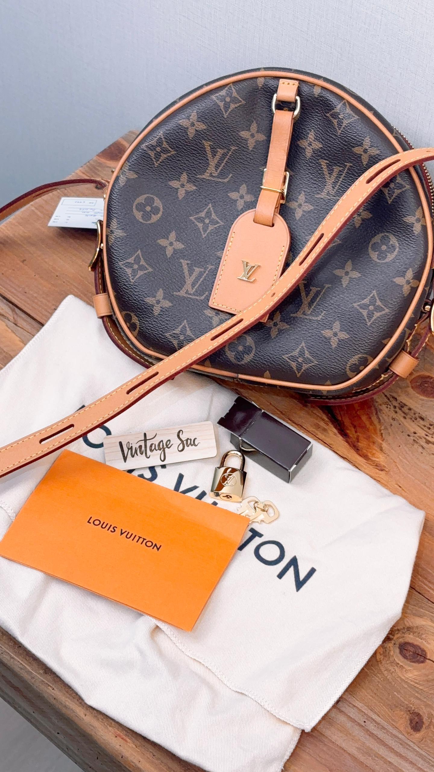 LV Monogram Boite Chapeau Souple MM