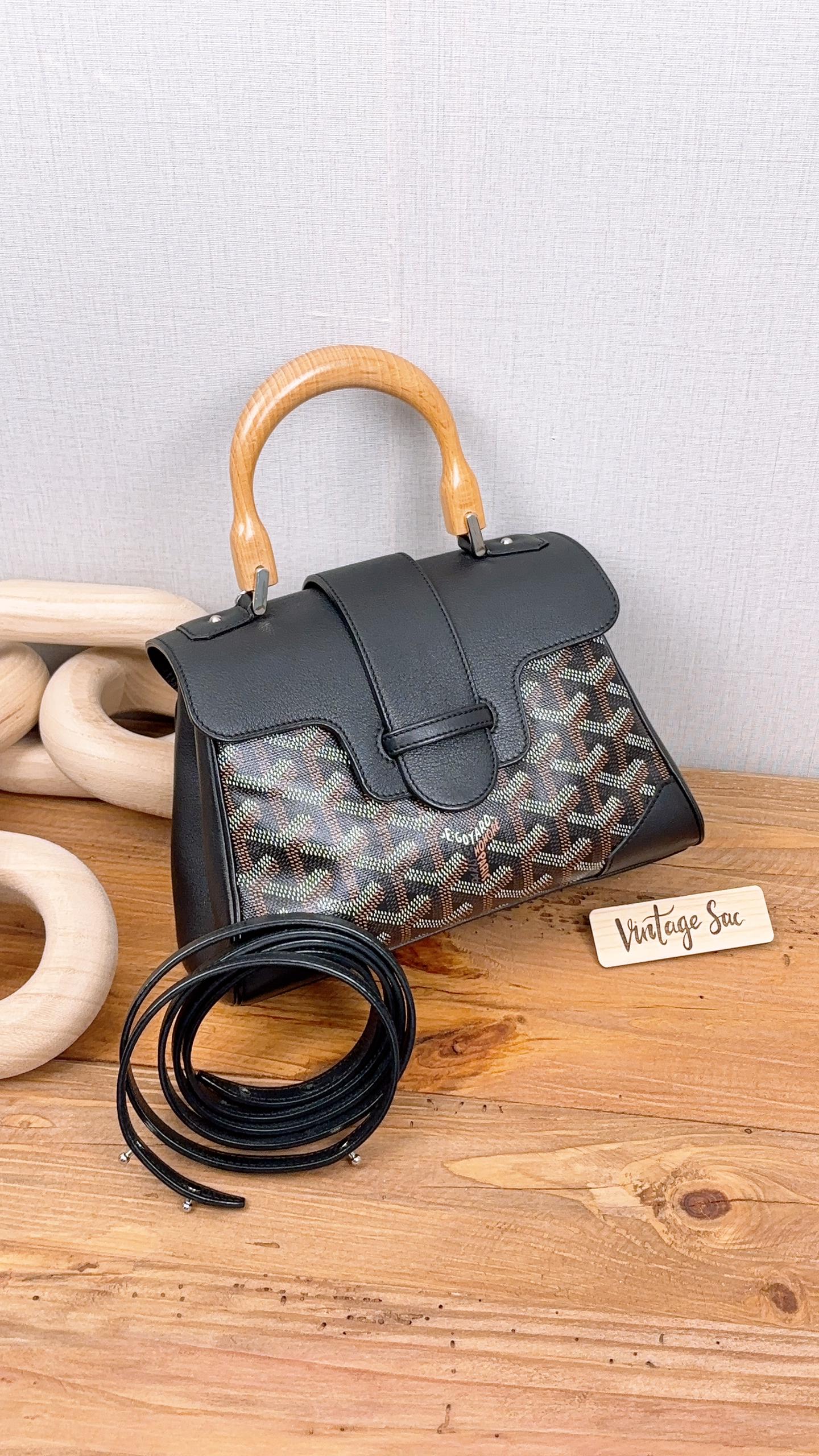 Goyard Black Mini Saigon Bag