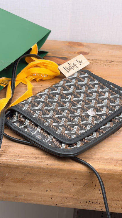 Goyard Black Plumet Crossbody Bag