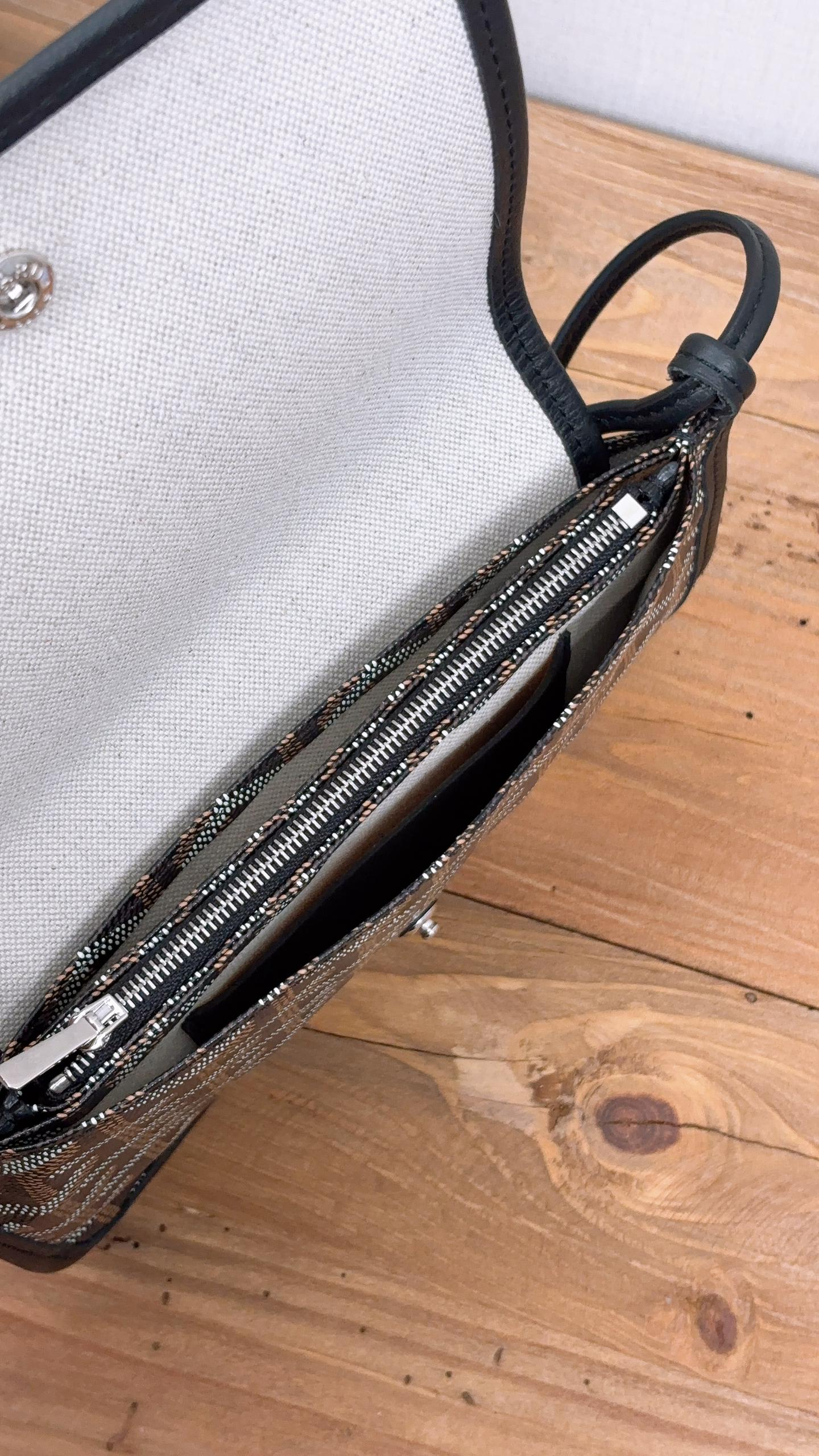 Goyard Black Plumet Crossbody Bag