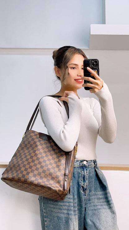 LV Damier Ebene Cabas Rivington