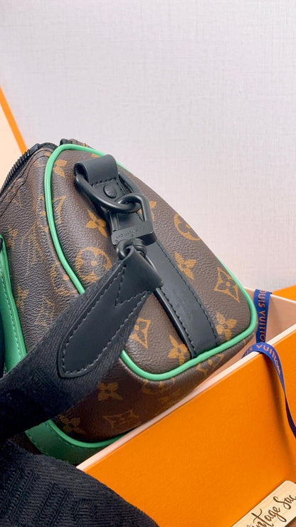 LV Monogram Macassar Keepall 25 Bandouliere